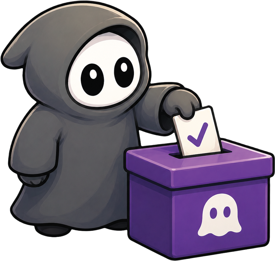 Wisp casting a ballot