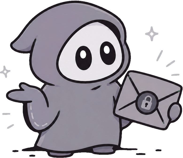Wisp reading an encrypted message