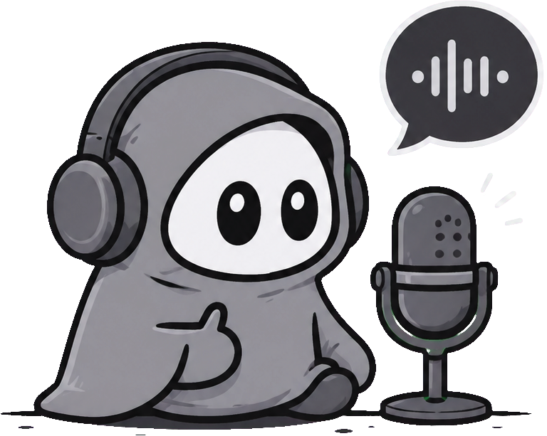 Wisp wearing headphones in a voice channel