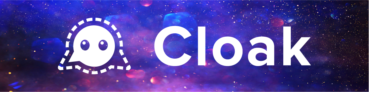 Cloak Chat: A Discord-style community platform where the service cannot read your messages